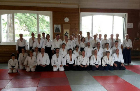 Participants au stage avec Gérard Blaize à Renens